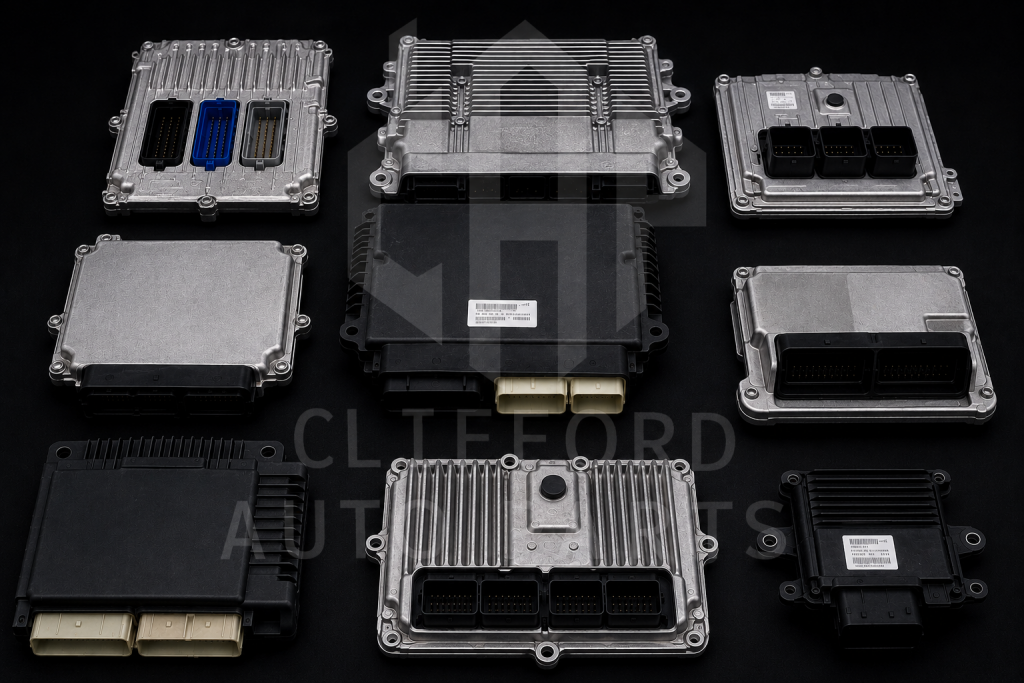 OEM engine control modules - ECM, PCM and ECU units supplied by Clifford Auto Parts, programmed to your VIN
